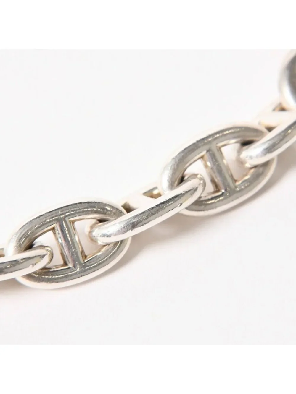 Hermes Chaine D'ancre MM Bracelet 15 Links 925 Sterling Silver